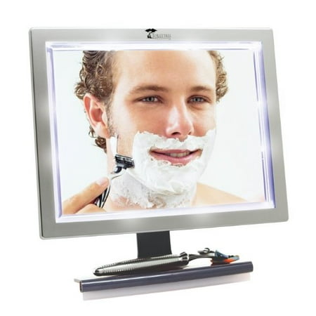 ToiletTree Products Deluxe LED Fogless Shower Mirror with Squeegee, 1.45 Ounce