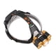 thumbnail image 3 of 4 modos al aire libre T6 XPE DIEJA AJUSTABLE DE LA DIEJA ADJUDICADA CAMBIO CAMBIO TORCHA PESCA DE PESCA LED LIGHT BATERÍA OPERADO FRENTE FLORTE FLORTE GOLD Inevent OD002631-01B, 3 of 7