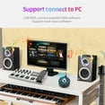 thumbnail image 4 of TFixol Compact Wireless MIDI Foot Controller with Bluetooth 5.1, USB Interface, Built-in Rechargeable Battery, ABS Material, Lightweight & Portable Design, 4 of 7