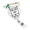 Doodle Bob 01, variant on Doodlebob Propofol Retractable Badge Reel with Glitter Clip for and Staff
