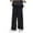 Black, variant on Bxsruta Pants for Kids, Breathable Wide Leg Pants for Boys, Loose Fit Casual Trousers