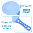 thumbnail image 3 of 1 Pair Plastic Paddles For Badminton Racket Sports Durable Anti Slip Handle Blue 12.4X7.1X0.08In, 3 of 8