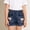 Z02-Blue, variant on Girls Shorts Size 10-12 Girls Jean Shorts Y2K Vintage Mid Waist Straight Leg Denim Shorts Baggy Cute Summer Y2K Streetwear