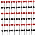 thumbnail image 4 of Minkissy 600 Pcs Decorative Push Pin Set Black Plastic Map Pinning Home Supply, 4 of 8