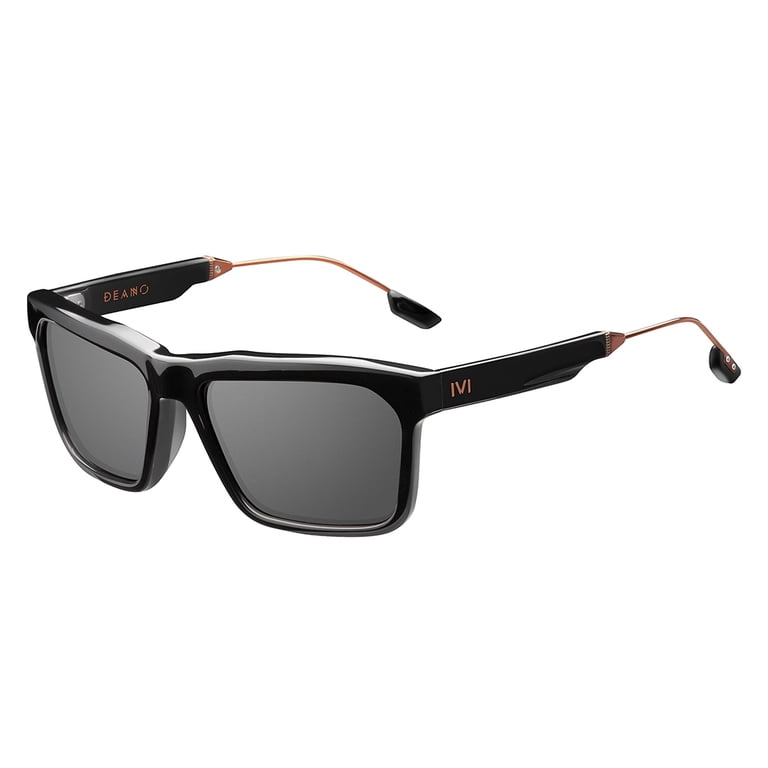 NEW IVI VISION deano - grey ar lens in polished black & copper Deano: Polished Black & Copper / Grey AR Lens main image 4