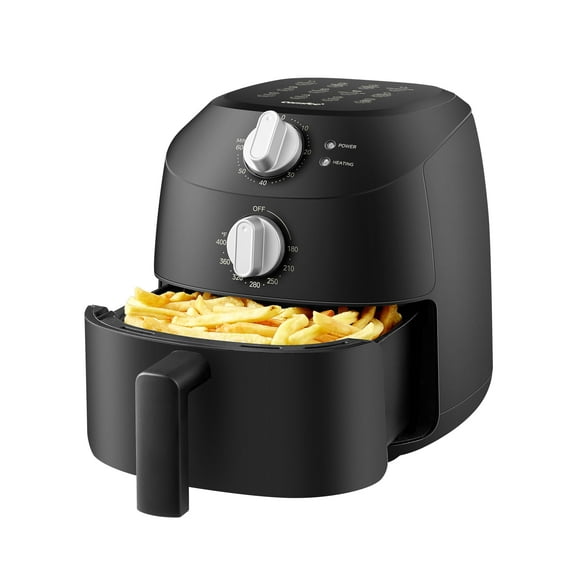 Comfee' Compact 2.1 Quart Air Fryer With 12 Menu Options, Adjustable Timer & Temperature Control 180-400 Degrees F, Dishwasher-Safe Nonstick Fry Basket With Stainless Steel Finish