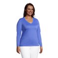 thumbnail image 3 of Lands' End Women's Plus Size Relaxed Supima Cotton T-Shirt, 3 of 3