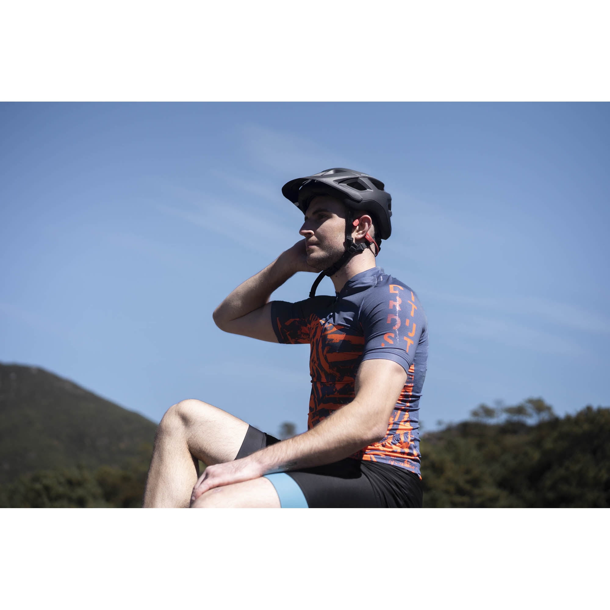 Shokz - OpenRun, Bone Conduction Sports Headphones, Red