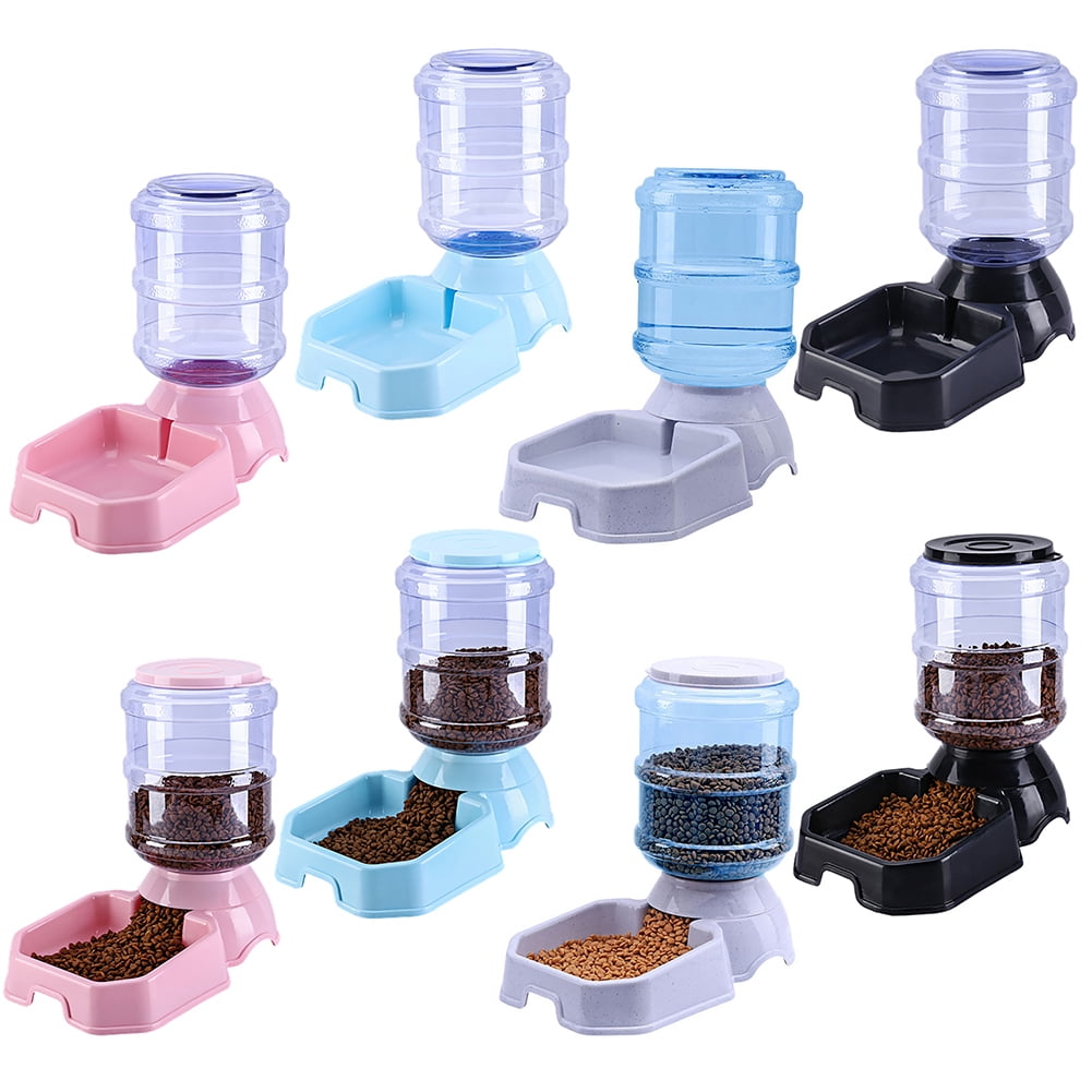 Opolski 3.8L Automatic Pet Feeder Dog Cat Drinking Bowl Large Capacity Water Food Holder