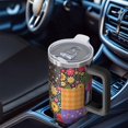 thumbnail image 6 of OBREWU Pioneer Flower Tumbler with Handle and Lid,Pioneer Flower 40oz Double Wall Vacuum Insulated Tumbler,Cups Gift for Women and Men, 6 of 7