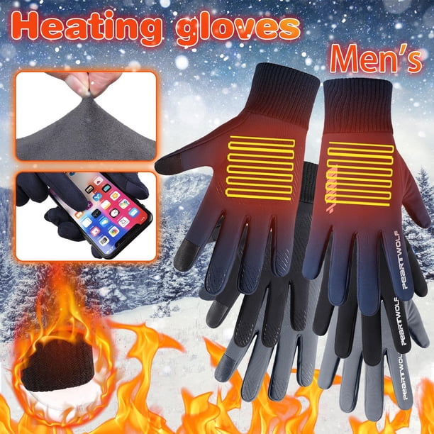 Guantes Cálidos para Pantalla Táctil Xihbxyly Guantes a Prueba de Viento para hombres