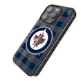 thumbnail image 2 of Keyscaper  Winnipeg Jets Plaid Bling iPhone Case, 2 of 7