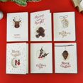 thumbnail image 3 of Tarjetas de Felicitación de Feliz Navidad con sobre adhesivo, patrón de alce, hombre de jengibre, decoración de Año Nuevo, regalos de Navidad, 1/3 piezas, 3 of 4