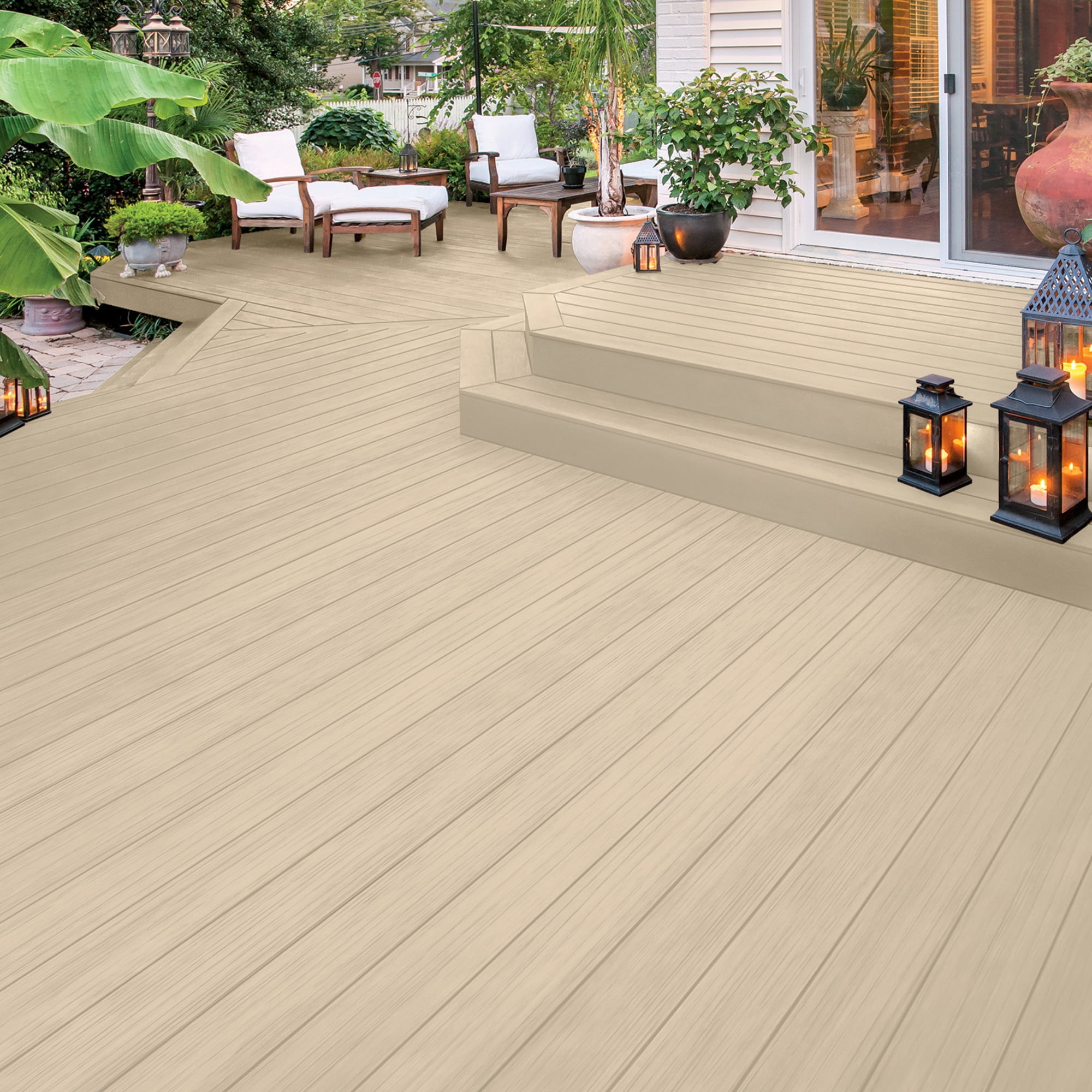 Olympic Maximum 1 GallonSC-1086 White Sands Solid Color Exterior Stain and Sealer in One