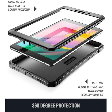 Galaxy Tab A 8.0 2019 Rugged Case with Kickstand,SM-T290 SM-T295, Poetic Full Body Shockproof