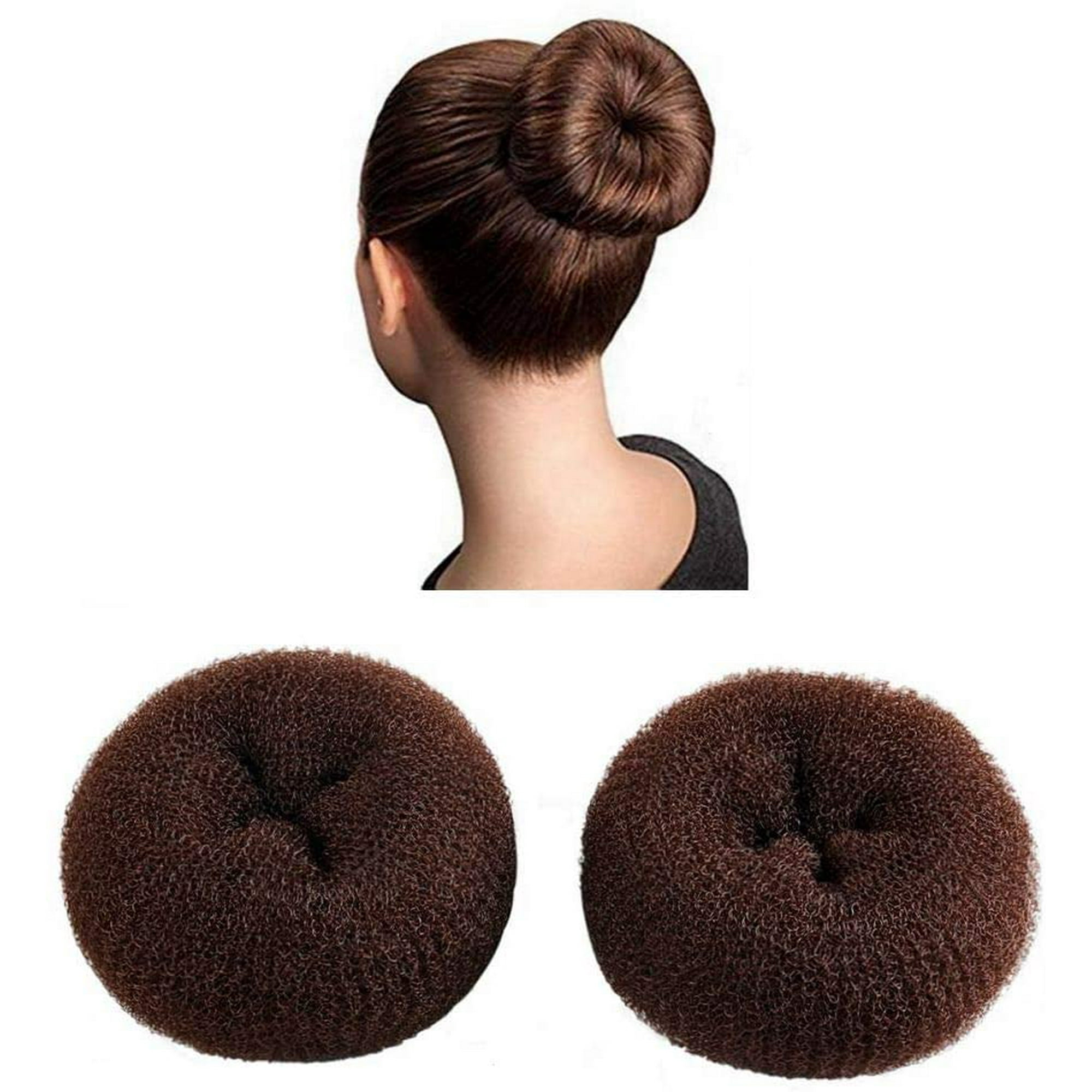 2 pieces Large Size Hair Bun Donut aker, Ring Style Bun, Women Chignon Hair Donut Buns aker,Hair Doughnut Shaper Hair Bun maker ( in.) (Brown) | Walmart Canada 2 pieces Large Size Hair Bun Donut aker, Ring Style Bun, Women Chignon Hair Donut Buns aker,Hair Doughnut Shaper Hair Bun maker ( in.) (Brown) | Walmart Canada