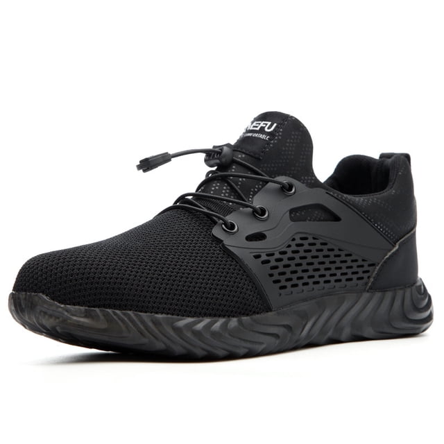 Nuevos zapatos de protección laboral Jiefu, zapatos de seguridad para el trabajo ligeros, transpirables, con aislamiento eléctrico, cabeza de acero, antigolpes y resistentes a pinchazos