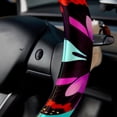 thumbnail image 5 of Flower Butterfly 14.5 Inch Printing PVC Leather Auto Accessories Car Wheel Cover Steering Wheel Covers, 5 of 6