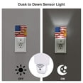 thumbnail image 3 of Balery American Flag And Baseball Luz Nocturna LED con Sensor Automático, Enchufe con Sensor Crepuscular, Luz Suave de 0.5W para Dormitorio, Pasillo, Baño-EU, 3 of 7