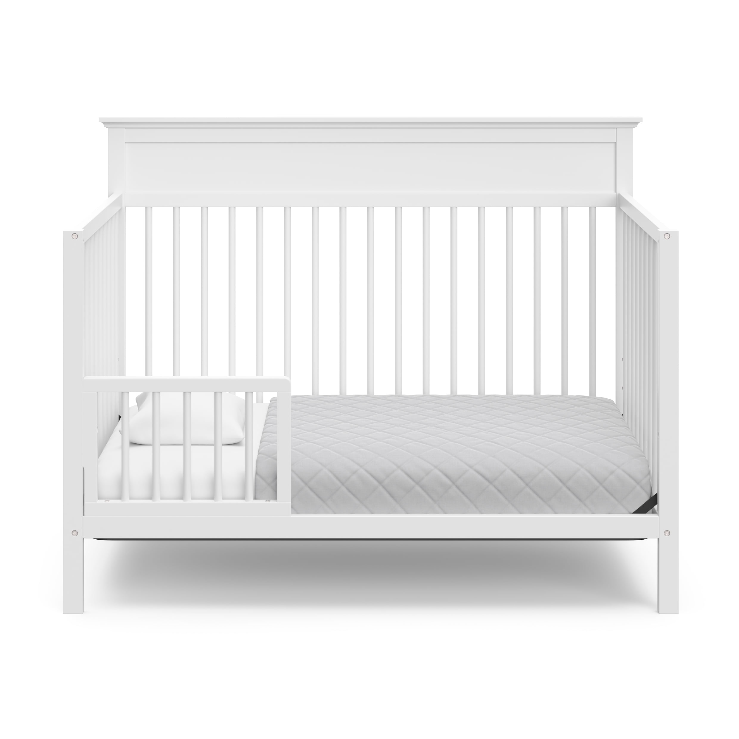 Storkcraft Horizon 5-in-1 Convertible Baby Crib, White
