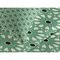 thumbnail image 4 of Ambesonne Moroccan Quilted Bedspread Set 3 Pcs, North Stars, Queen Size, Sea Green Cream Black, 4 of 5