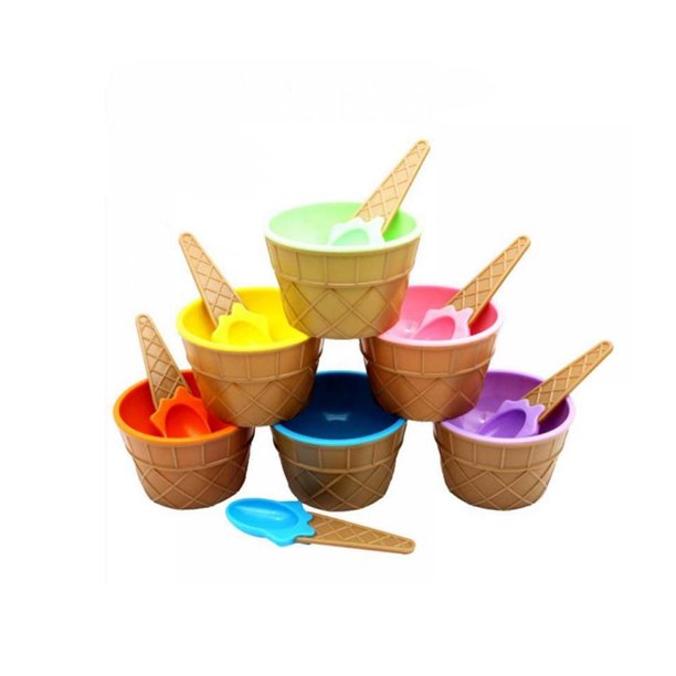 Ice Cream Dishes Plastic