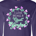 thumbnail image 4 of Inktastic I Love Being a Great Grandma- Circle of Hearts Long Sleeve T-Shirt, 4 of 5