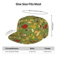 thumbnail image 5 of Goofa Squirrel And Fox In The Forest Printed Men's Baseball Cap,Straight Brim Hat,Golf Dad Hat,Versatile Style,Sun Protection Cap,Travel Hat, 5 of 9