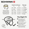 thumbnail image 4 of Schwinn Traveler Bike Helmet, Adult, White/Green, 4 of 5