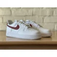 thumbnail image 4 of Ni - ke Ni - ke Air Force 1 Low '07 White Rugged Orange Women Size 6.5 DD8959-115 Sneakers, 4 of 5