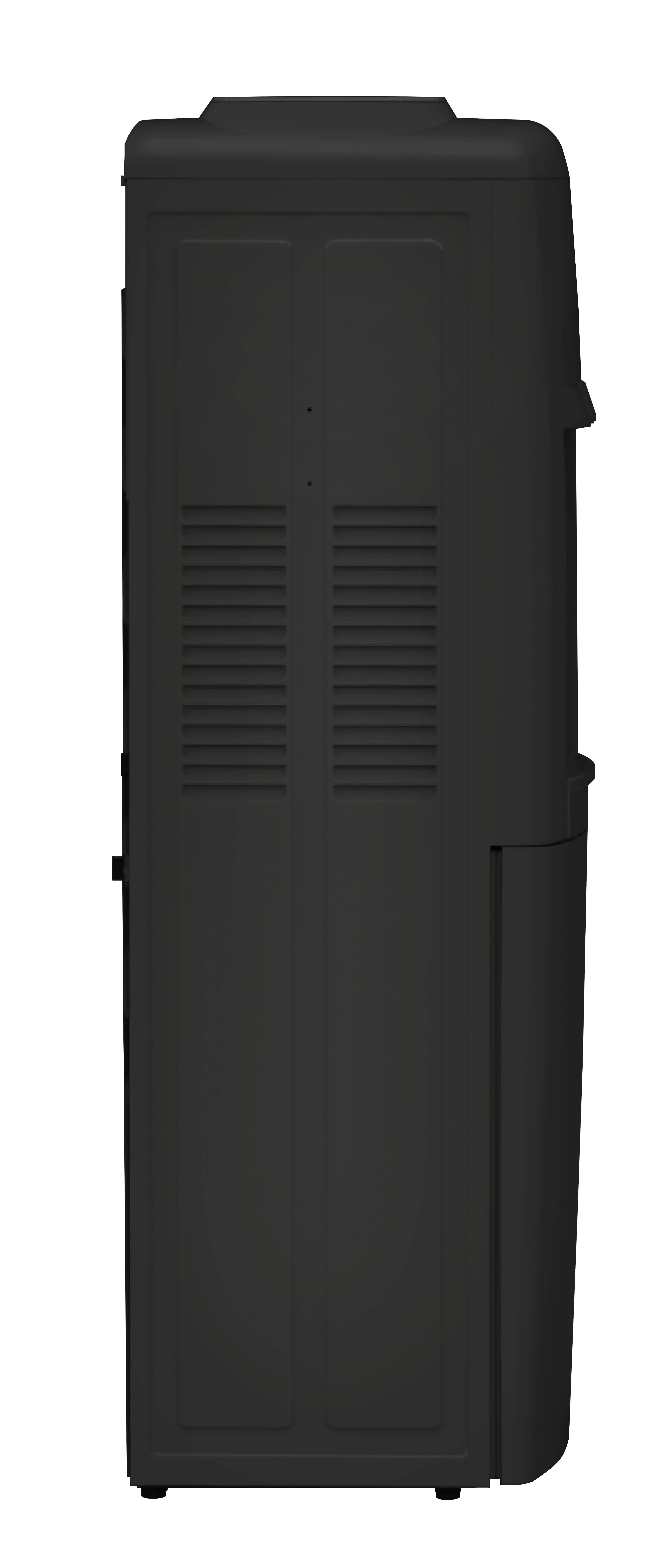 Frigidaire Gallery 3-in-1 Top Load Hot & Cold Water Dispenser with Built-in Refrigerator, Black
