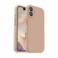 thumbnail image 1 of ccwmincc Compatible with iPhone 16 Case, Liquid Silicone Upgrade [Camera Protection] [Soft Anti-Scratch Microfiber Lining] Shockproof Phone Case for iPhone 16 6.1 inch - Light Brown, 1 of 1