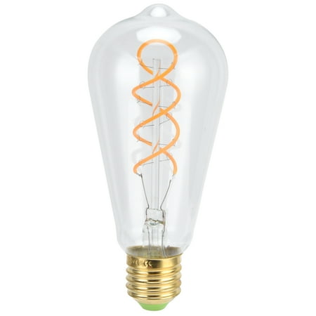 

Filament Bulb High Compatible ST64 Bulb High Light Transmittance For Household Lamps For Electrical Tools For Lamp Parts For Outdoor Lamp Parts Gold Transparent