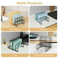 thumbnail image 2 of Fikoksol Cutting Board Organizer,  2Pcs Black Cutting Board Holder Rack Baking Cookie Pan Sheets Cooling Small Racks Storage Stand for Kitchen Cabinet Countertop Bakeware Organizer, 2 of 6