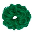 thumbnail image 2 of Women Synthetic Pony Tail Hair Extension Bun Big Wave Curls Hairpiece Wrap Scrunchie Chignon, 2 of 8