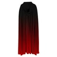 thumbnail image 4 of Hvyesh Halloween Cape with Hood Reversible Hooded Cape Cloak Adult Unisex Theme Party Long Hooded Cloak Costume, 4 of 5
