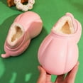 thumbnail image 4 of Kiplyki Flash Shoes for Kids Boys Girls Slip-on Plush Warm Home Slippers Comfortable Thick Bottom Cute Slippers, 4 of 5