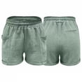 thumbnail image 4 of Girls Volleyball Shorts Athletic Running Green Shorts Elastic 10-11 Years Girl Clothes Summer, 4 of 4
