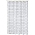 thumbnail image 1 of Fabric Shower Curtain - 72 x 72 Inch, Gray Art Deco, 1 of 5