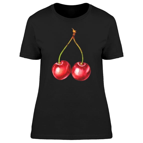 Two Cute Cherries Tee Women's -Image by Shutterstock