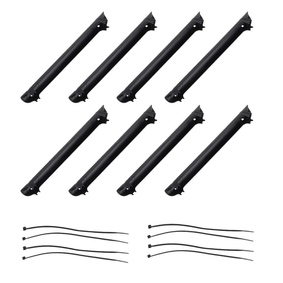 Raindrops Bike Chain Decals 8Pcs Durable Protective Sticker for Cyclists Outdoor Cycling Rectangle Design