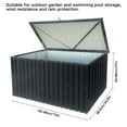 thumbnail image 6 of M optimized Outdoor 335 Gallon Deck Box Indoor Lockable Storage Container for Patio Cushions Gardening Tools Sports Equipment Toys, 6 of 6