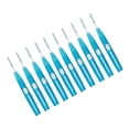 thumbnail image 4 of 10 cepillos Limpiador de puentes Colcomx juego de 10 piezas azul Cepillo Interdental Portátil, 4 of 8
