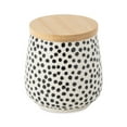 thumbnail image 6 of Thyme & Table 10 Piece Ceramic Kitchen Organization Canister Set, Dot, 6 of 14