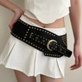 thumbnail image 5 of SIEYIO Aesthetic Rivet Studded Belt Corset Belt Shorts Belt Cool Clothing Accessories, 5 of 19