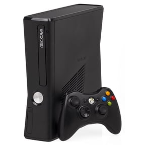 Restored Xbox 360 System Model S Black 4GB (Refurbished)