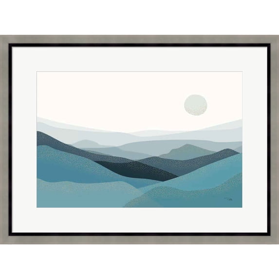 Great Art Now Mountain Trail by Pela, Framed Wall Art, 32W x 24H