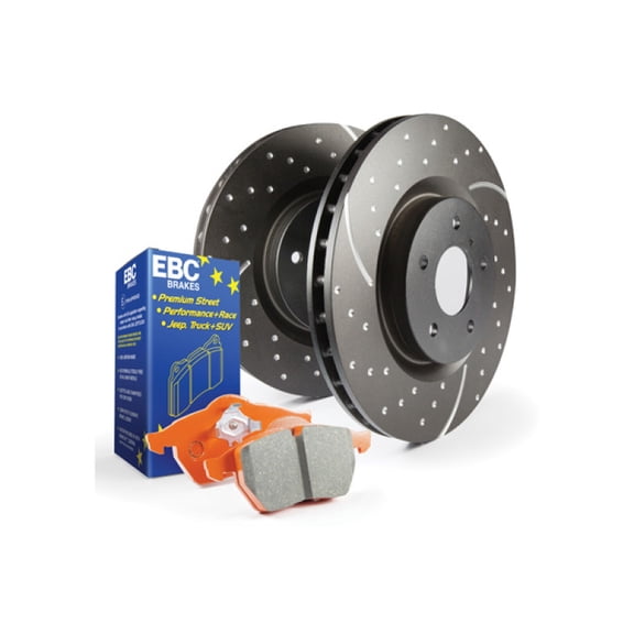 Ebc Brakes S8kf1025 S8 Kits Orangestuff And Gd Rotors Fits select: 1999-2004 FORD F250, 1999-2004 FORD F350