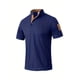 thumbnail image 4 of Mens Manga Corta Botón Abajo Camisas con Bolsillo, Color Sólido Botón de Cuello de Pie Blusa para el Ocio Y Casual, 4 of 9