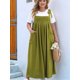 thumbnail image 4 of Vestido de Verano para Mujer, Talla Grande, Informal, Sin Mangas, con Tirantes Finos, para Playa Verde XL, 4 of 7